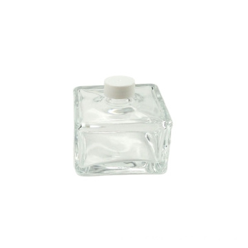 high quality square aroma perfume container empty reed diffuser glass bottle